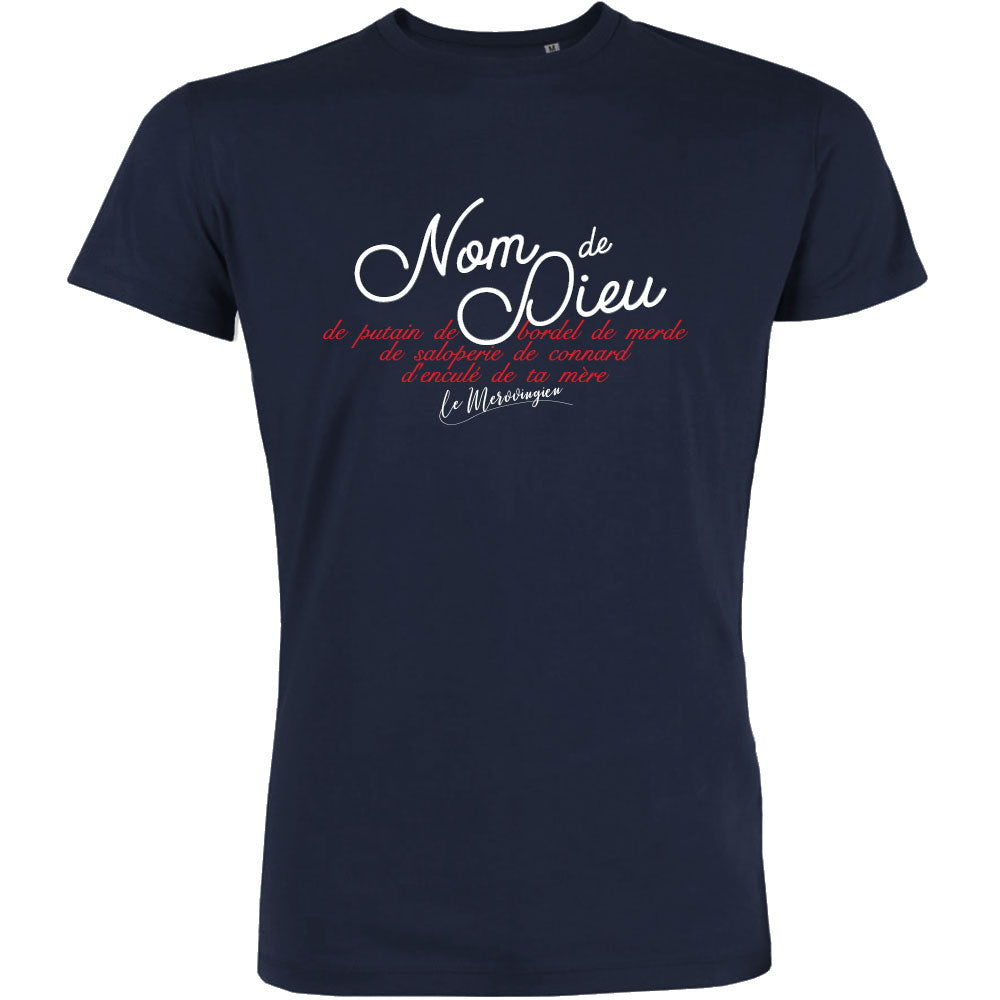Nom De Dieu Men's Organic T-Shirt – BIG FRENCHIES