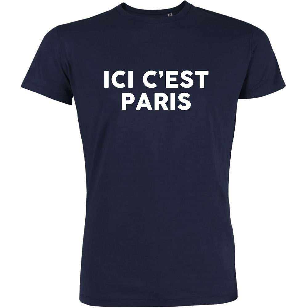 Ici c est Paris Men s Organic T Shirt BIG FRENCHIES