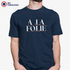 À La Folie Café Men's Organic Cotton Tee