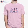 À La Folie Café Men's Organic Cotton Tee