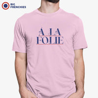 À La Folie Café Men's Organic Cotton Tee