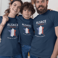 Alsace France Matching Organic Cotton T-Shirts Family Set (Set of 3)