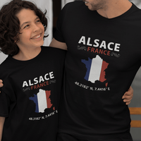 Alsace France Dad and Child Organic Cotton T-Shirts family Set (Set of 2)