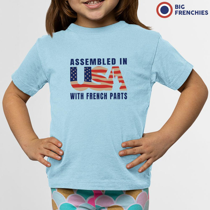 Assembled in USA With French Parts Youth & Toddler Organic Cotton Tee