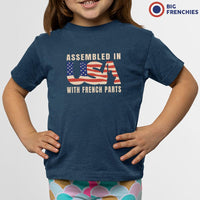 Assembled in USA With French Parts Youth & Toddler Organic Cotton Tee