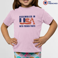 Assembled in USA With French Parts Youth & Toddler Organic Cotton Tee