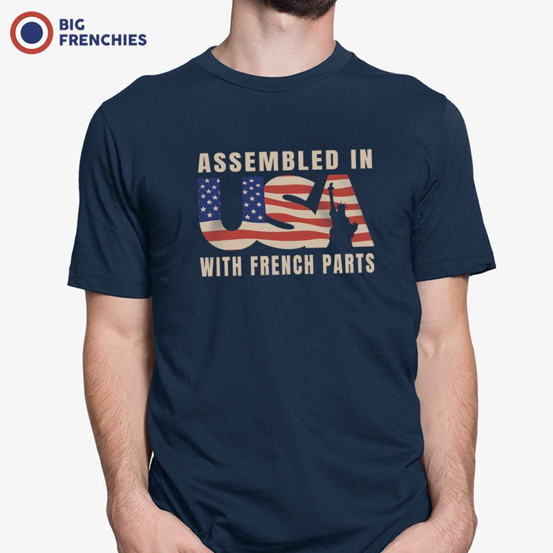 Assembled in USA With French Parts Men's Organic Cotton Tee