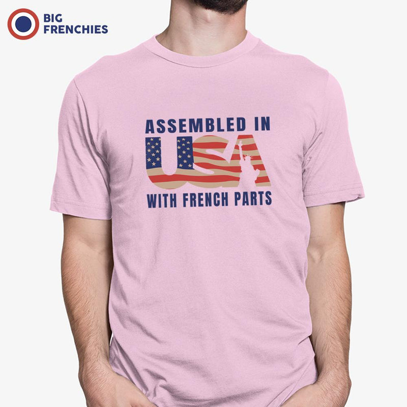 Assembled in USA With French Parts Men's Organic Cotton Tee