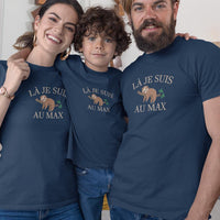 Là Je Suis Au Max Matching Organic Cotton T-Shirts Family Set (Set of 3)