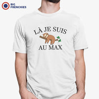 Là Je Suis Au Max Men's Organic Cotton Tee