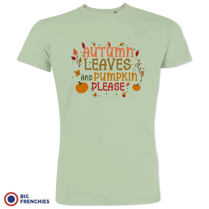 Autumn Leaves and Pumpkin Please Men's Organic Cotton Tee