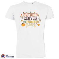 Autumn Leaves and Pumpkin Please Men's Organic Cotton Tee