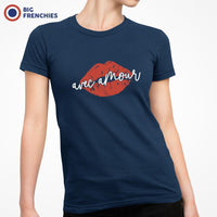 Bisous Avec Amour Women's Organic Cotton Tee