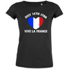 July 14Th Vive La France Women's Organic Cotton Tee