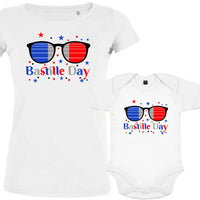 Bastille Day Mom and Baby Organic Cotton family Set (Set of 2)