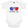 Bastille Day Organic Cotton Baby Onesie