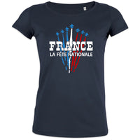 France La Fête Nationale Women's Organic Cotton Tee