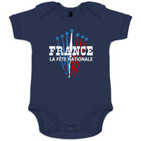 France La Fête Nationale Organic Cotton Baby Onesie