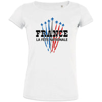 France La Fête Nationale Women's Organic Cotton Tee