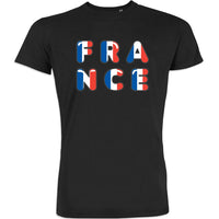 France Bleu Blanc Rouge Tower Men's Organic Cotton Tee