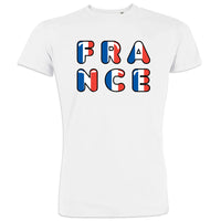 France Bleu Blanc Rouge Tower Men's Organic Cotton Tee