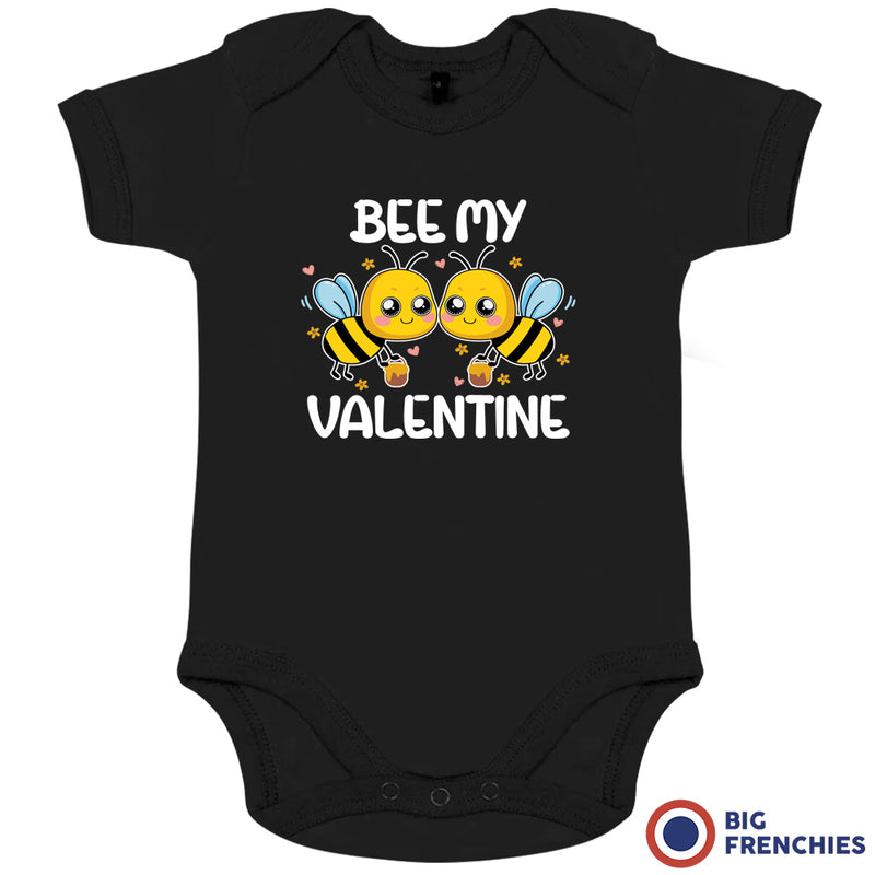 Bee My Valentine Organic Cotton Baby Onesie