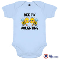 Bee My Valentine Organic Cotton Baby Onesie