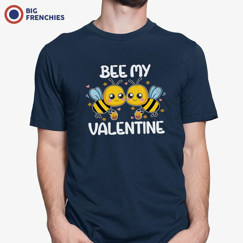 Bee My Valentine Men's Organic Cotton Tee