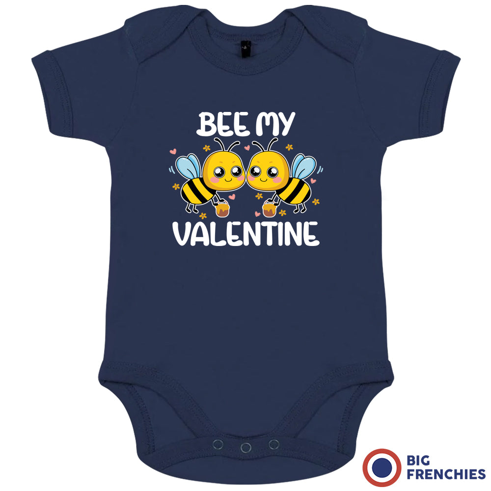 Bee My Valentine Organic Cotton Baby Onesie