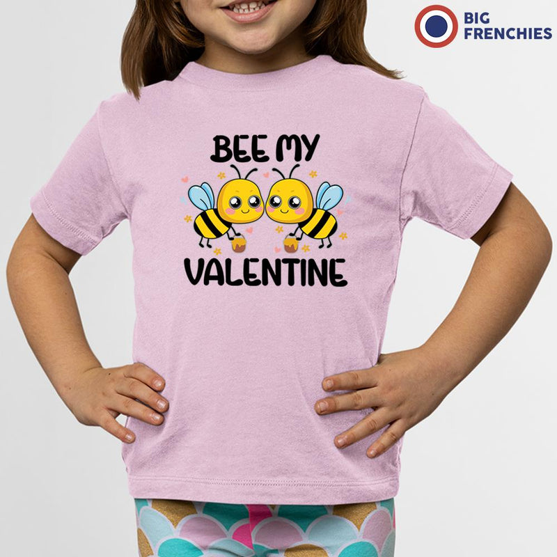 Bee My Valentine Youth & Toddler Organic Cotton Tee