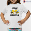 Bee My Valentine Youth & Toddler Organic Cotton Tee