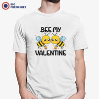 Bee My Valentine Men's Organic Cotton Tee