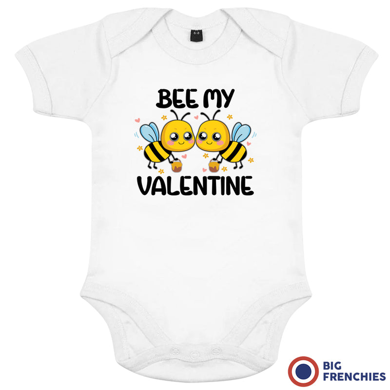 Bee My Valentine Organic Cotton Baby Onesie