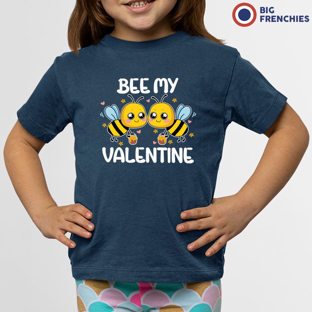 Bee My Valentine Youth & Toddler Organic Cotton Tee