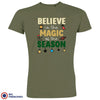 Believe In The Magic of the Season Christmas Men's Organic Cotton Tee