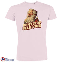 Don't Stop Believing Christmas Men's Organic Cotton Tee