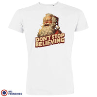 Don't Stop Believing Christmas Men's Organic Cotton Tee