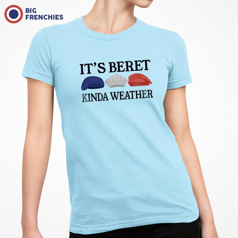 It's Beret Kinda Weather Women's Organic Cotton Tee