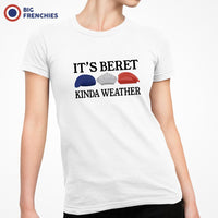 It's Beret Kinda Weather Women's Organic Cotton Tee