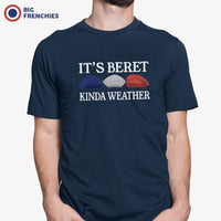 It's Beret Kinda Weather Men's Organic Cotton Tee