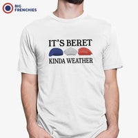 It's Beret Kinda Weather Men's Organic Cotton Tee