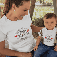 Better Together Mom and Child Organic Cotton T-Shirts family Set (Set of 2)