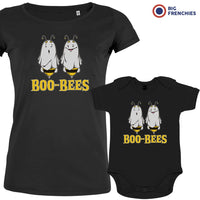 Boo-Bees Halloween Mom and Baby Organic Cotton family Set (Set of 2)