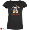 French Boo-Dog Halloween Women's Organic Cotton Tee