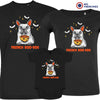 French Boo-Dog Halloween Matching Organic Cotton Family Set (Set of 3)