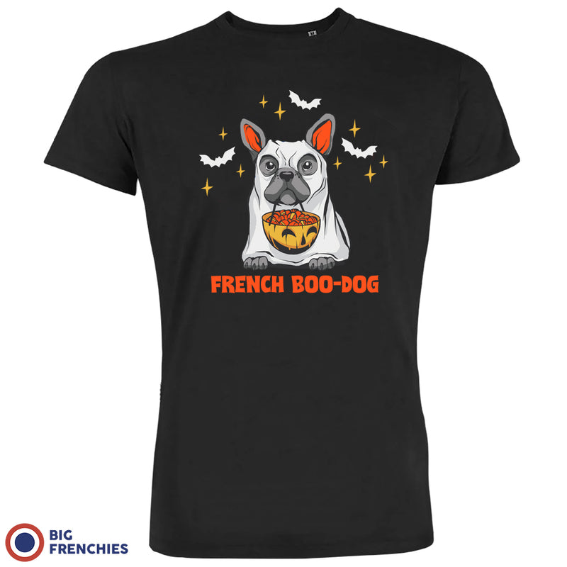 French Boo-Dog Halloween Men's Organic Cotton Tee