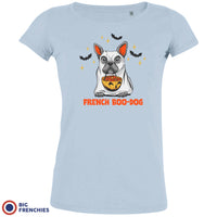 French Boo-Dog Halloween Women's Organic Cotton Tee