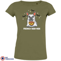 French Boo-Dog Halloween Women's Organic Cotton Tee