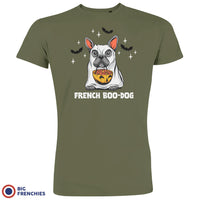 French Boo-Dog Halloween Men's Organic Cotton Tee