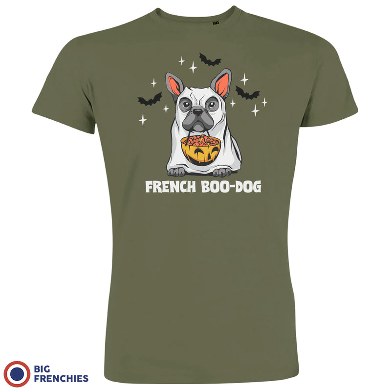 French Boo-Dog Halloween Men's Organic Cotton Tee